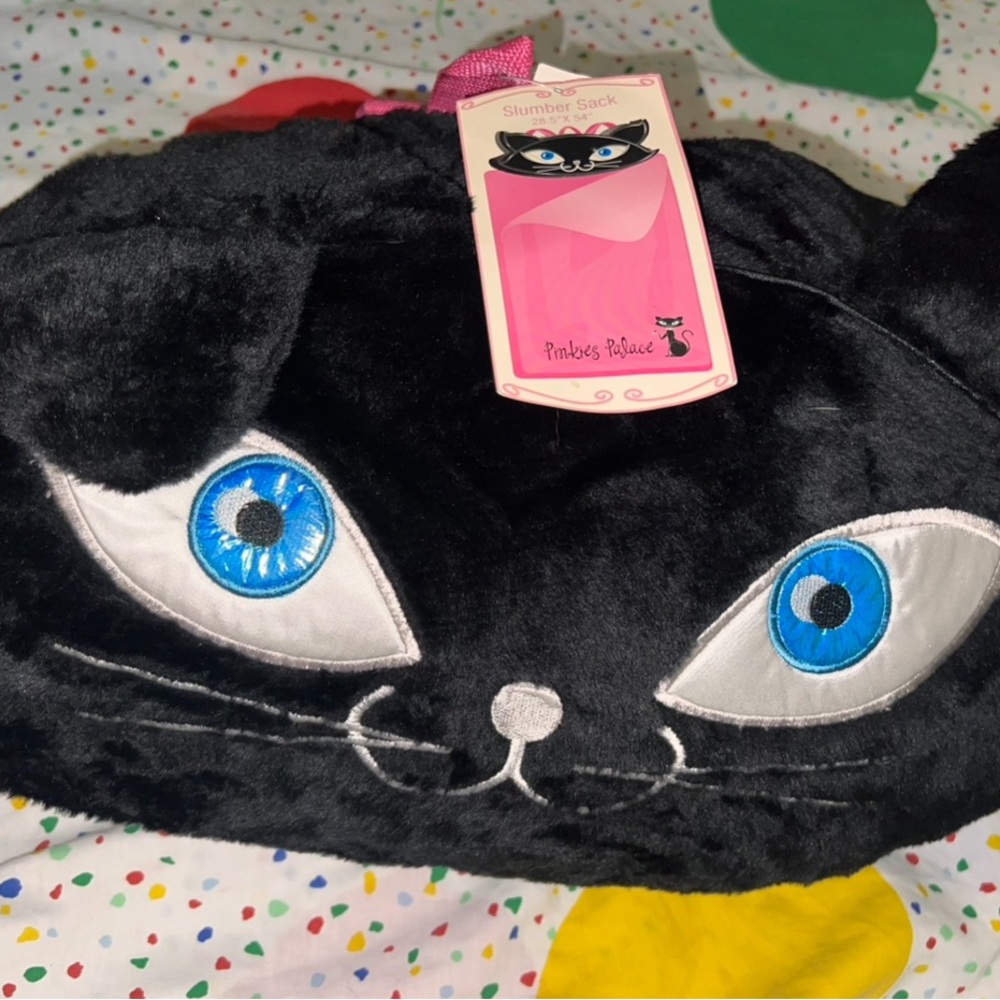 Mervyns pinkies palace cat backpack sleeping bag new with tags